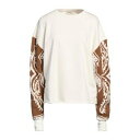 【送料無料】 エーケプ レディース パーカー・スウェットシャツ アウター Sweatshirts White