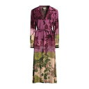【送料無料】 ドリス・ヴァン・ノッテン レディース ワンピース トップス Midi dresses Purple(4)