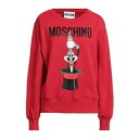 【送料無料】 モスキーノ レディース パーカー・スウェットシャツ アウター Sweatshirts Red
