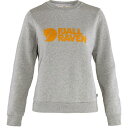 フェールラーベン レディース パーカー・スウェットシャツ アウター Fjallraven Logo Sweater Grey/Melange