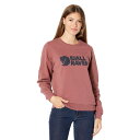 フェールラーベン レディース パーカー・スウェットシャツ アウター Fjallraven Logo Sweater Mesa Purple