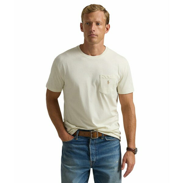 ե   ȥåץ Short Sleeve Solid Pocket Tee - Classic Parchment...