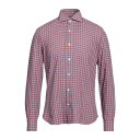 【送料無料】 ダンディライフ バイ バルバ メンズ シャツ トップス Shirts Red