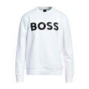 【送料無料】 ボス メンズ パーカー・スウェットシャツ アウター Sweatshirts White