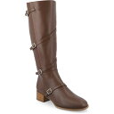 ジャーニーコレクション レディース ブーツ シューズ Women's Elettra Regular Calf Boots Brown