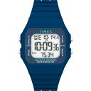 ^CbNX Y rv ANZT[ Unisex Digital Ironman Classic Silicone Blue Watch 40mm Blue