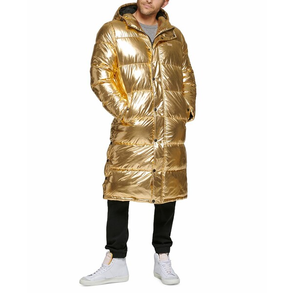 リーバイス メンズ ジャケット＆ブルゾン アウター Men 039 s Quilted Extra Long Parka Jacket, Created for Macy 039 s Gold