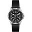 タイメックス メンズ 腕時計 アクセサリー Men's Quartz Analog Premium Dress Leather Black Watch 44mm Black