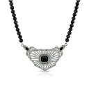 2028 fB[X lbNXE`[J[Ey_ggbv ANZT[ Crystal and Imitation Marcasite Collar Beaded Necklace Black