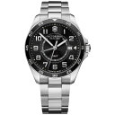 rNgmbNX Y rv ANZT[ Men's FieldForce Classic GMT Stainless Steel Bracelet Watch 42mm Black