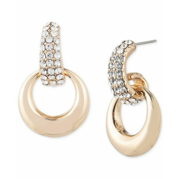 ラルフローレン レディース ピアス＆イヤリング アクセサリー Crystal Sculpted Metal Post Earrings Two Tone