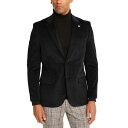 楽天astyナウティカ メンズ ジャケット＆ブルゾン アウター Men's Modern-Fit Active Stretch Corduroy Sport Coat Black