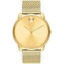 oh Y rv ANZT[ Men's Swiss Bold Thin Gold Ion-Plated Steel Mesh Bracelet Watch 42mm Gold