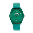 N Y rv ANZT[ Unisex Dynamic Teal Leatherette Strap Watch 36mm Teal