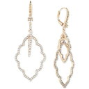 }PbT fB[X sAXCO ANZT[ Gold-Tone Crystal Open Orbital Drop Earrings Gold