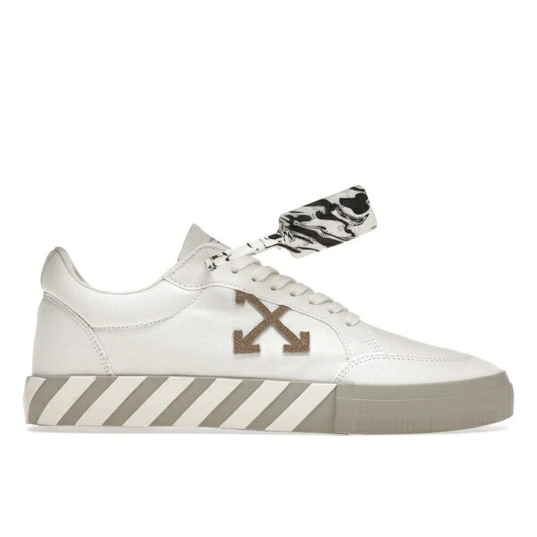 OFF-WHITE オフホワイト メンズ スニーカー 【OFF-WHITE Vulc Low Eco Canvas White Grey】 サイズ US_9(27.0cm) White/Grey