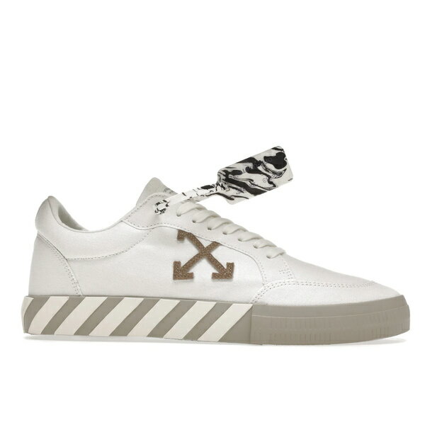 OFF-WHITE オフホワイト メンズ スニーカー 【OFF-WHITE Vulc Low Eco Canvas White Grey】 サイズ US_9(27.0cm) White/Grey