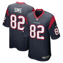 ナイキ メンズ ユニフォーム トップス Steven Sims Houston Texans Nike Game Jersey Navy