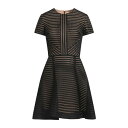 【送料無料】 エリー サーブ レディース ワンピース トップス Mini dresses Black