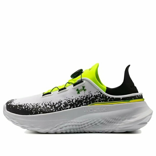 Under Armour アンダーアーマー メンズ スニーカー 【Under Armour SlipSpeed Mega 'White High Vis Yellow' 3028539-107】 サイズ US_M_4