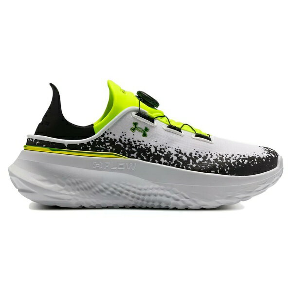 Under Armour アンダーアーマー メンズ スニーカー 【Under Armour SlipSpeed Mega 'White High Vis Yellow' 3028539-107】 サイズ US_M_4