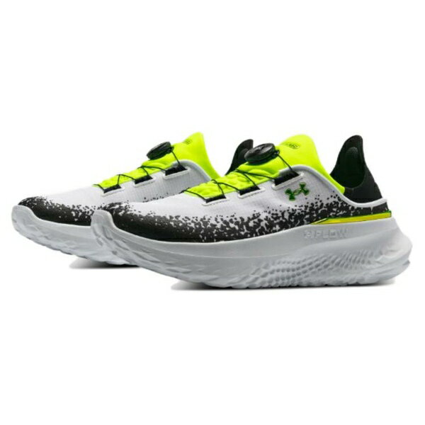 Under Armour アンダーアーマー メンズ スニーカー 【Under Armour SlipSpeed Mega 'White High Vis Yellow' 3028539-107】 サイズ US_M_4