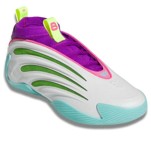 adidas アディダス メンズ スニーカー 【adidas x Jalen Williams Harden Vol. 9 'White Lucid Lime Pink' JQ4003】 サイズ US_7.5(25.5cm)