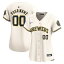 ʥ ǥ ˥ե ȥåץ Milwaukee Brewers Nike Women's Home Limited Custom Jersey Cream