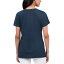 Х󥯥 ǥ T ȥåץ Milwaukee Brewers GIII 4Her by Carl Banks Women's Key Move VNeck TShirt Navy