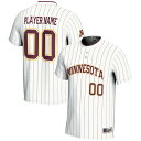 ゲームデイグレーツ メンズ ユニフォーム トップス Minnesota Golden Gophers GameDay Greats Unisex NIL PickAPlayer Lightweight Softball Jersey White