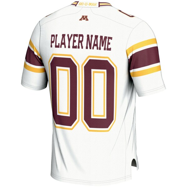 ゲームデイグレーツ メンズ ユニフォーム トップス Minnesota Golden Gophers GameDay Greats NIL PickAPlayer Football Jersey White 3