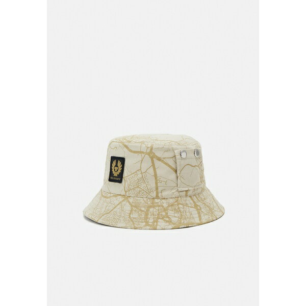 ベルスタッフ メンズ サンダル シューズ CASTMASTER MAP BUCKET HAT UNISEX - Hat - dark sandstone