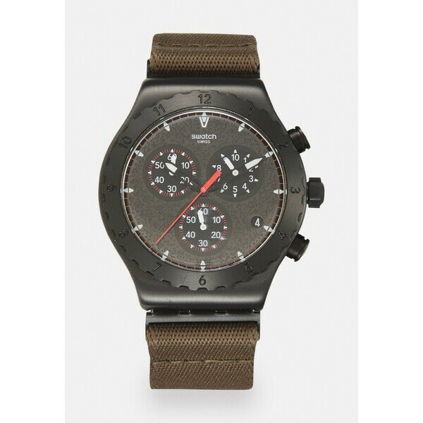 スワッチ メンズ サンダル シューズ BY THE BONFIRE - Chronograph watch - dark green