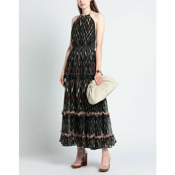 ミッソーニ MISSONI レディース ワンピース トップス Long dresses Black