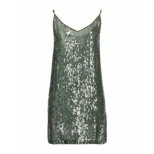̵ ѥå ǥ ԡ ȥåץ Mini dresses Green