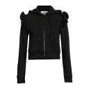 【送料無料】 モスキーノ レディース パーカー・スウェットシャツ アウター Sweatshirts Black