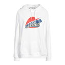 【送料無料】 モスキーノ レディース パーカー・スウェットシャツ アウター Sweatshirts White