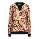 【送料無料】 ロベルトカヴァリ レディース パーカー・スウェットシャツ アウター Sweatshirts Pink