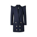 【送料無料】 バルマン レディース ジャケット&ブルゾン アウター Blazers Blue