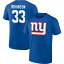 եʥƥ  T ȥåץ New York Giants Fanatics Branded Team Authentic Personalized Name &Number TShirt Robinson,Aaron-33