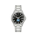 uo Y rv ANZT[ North Carolina Tar Heels Bulova Stainless Steel Classic Sport Watch -