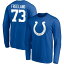 եʥƥ  T ȥåץ Indianapolis Colts Fanatics Branded Team Authentic Personalized Name &Number Long Sleeve TShirt Royal