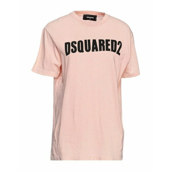 【送料無料】 ディースクエアード レディース カットソー トップス T-shirts Light pink