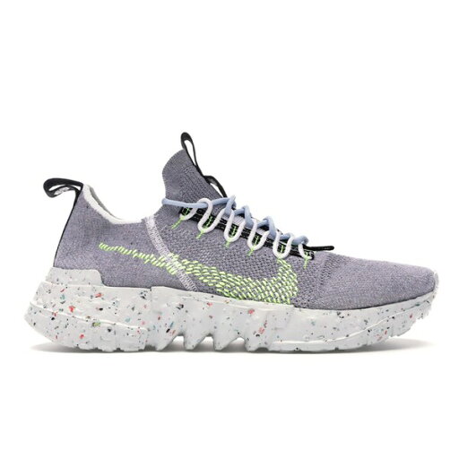 Nike ナイキ メンズ スニーカー 【Nike Space Hippie 01 Grey Volt】 サイズ US_8(26.0cm) Wolf Grey/Black-Volt-Dark Smoke Grey