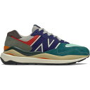 New Balance ニューバランス メンズ スニーカー 【New Balance 57/40 Green Navy Orange Red】 サイズ US_12(30.0cm) Light Cliff Grey/Velocity Red(4)