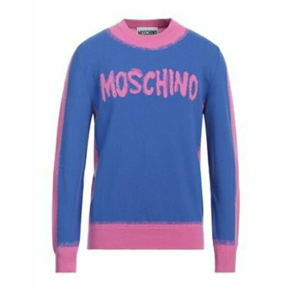 【送料無料】 モスキーノ メンズ ニット&セーター アウター Sweaters Blue