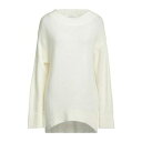 【送料無料】 ル ストレーゲ レディース ニット&セーター アウター Sweaters White(4)