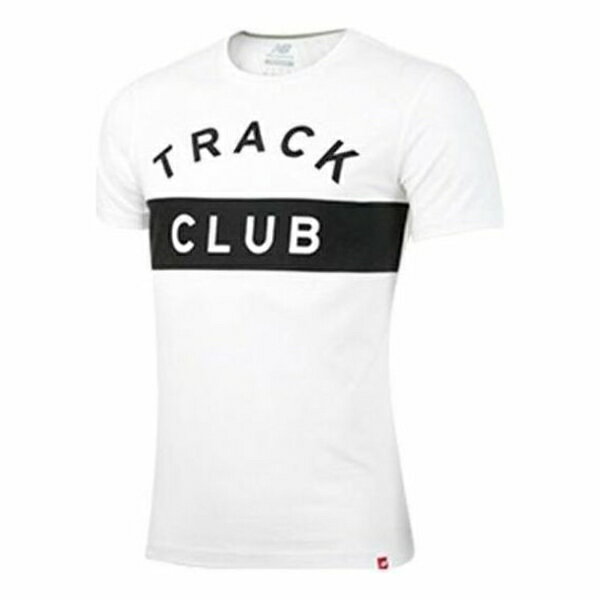 New Balance ニューバランス メンズ スニーカー 【New Balance Track Club Sport Tee 'White Black' AMT81538-WT】 サイズ US_M_L