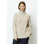 マルコポーロ レディース パーカー・スウェットシャツ アウター LONGSLEEVE TURTLENECK - Jumper - sandy melange