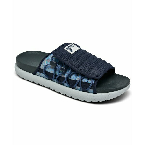 ナイキ メンズ サンダル シューズ Men's Asuna 2 Next Nature Slide Sandals from Finish Line Midnight Navy, Gray Fog